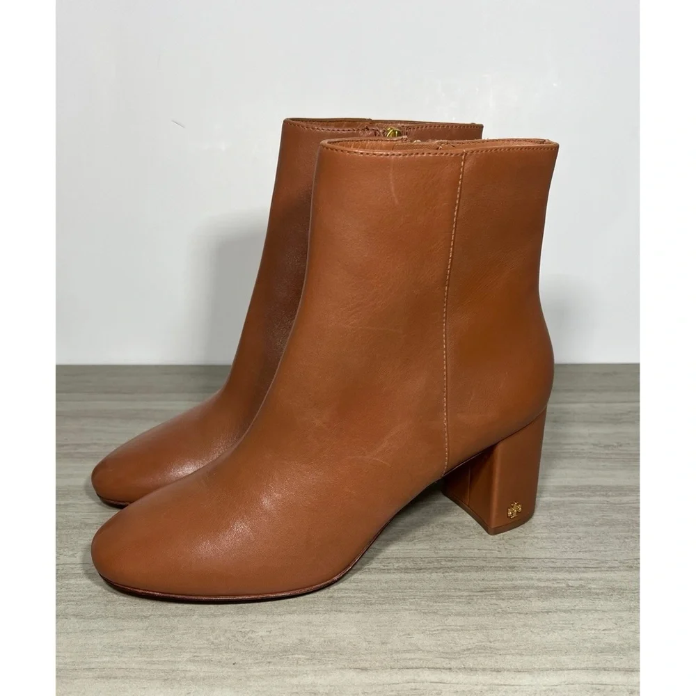 Tory Burch Leather Ankle Boots Booties